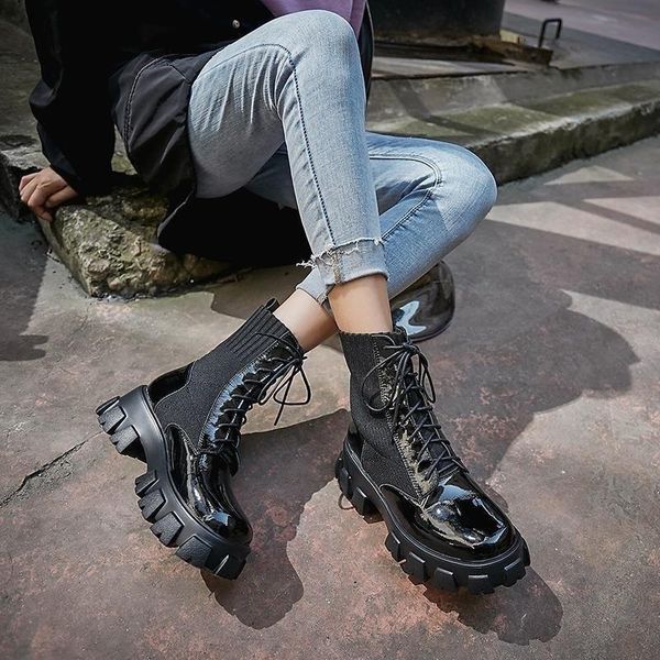 

dress shoes boots in spring and summer of 2021, Black