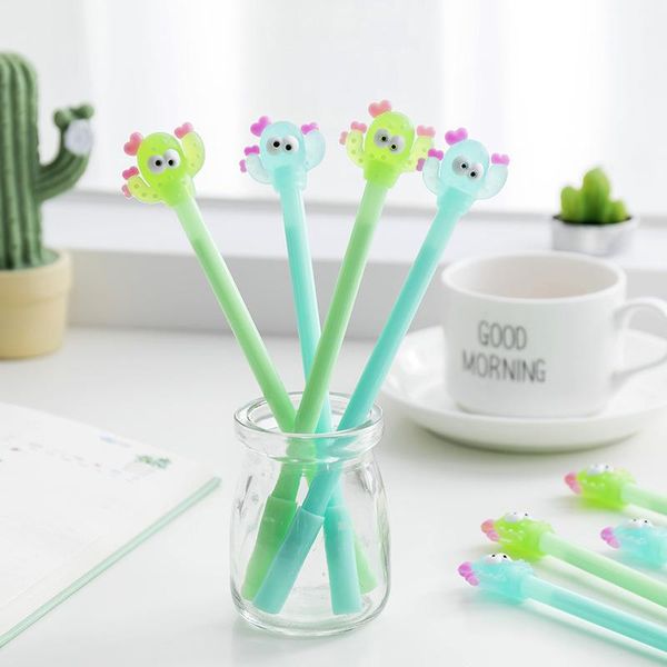 

gel pens 1pcs lovely creative cactus modelling pen student stationery novelty gift school material office supplies
