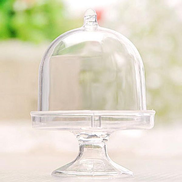 

creative transparent plastic wedding candy box round diy storage candy packaging box wedding festive party cake snack
