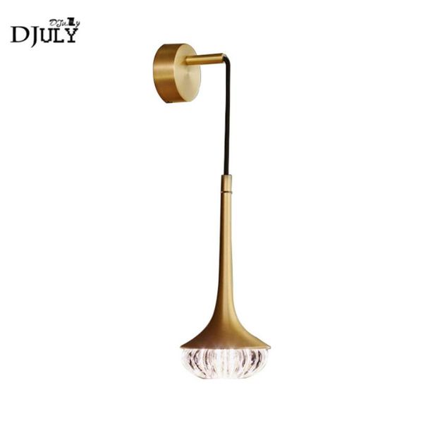 

wall lamp postmodern designer metal glass led for coffee store dining room bedroom luminaire art deco loft stairs light fixtures
