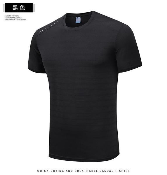 

running jerseys men's t-shirts, quick dry compression sport fitness gym jogging shirts, soccer shirts jersey sportswear, Black;blue