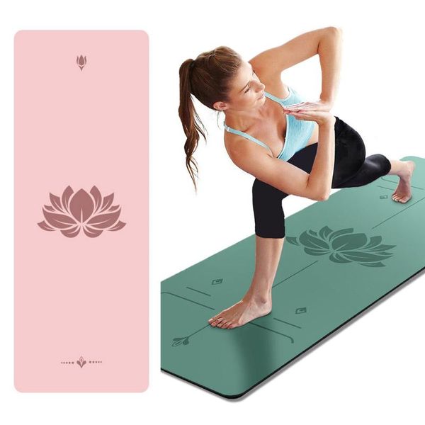 

yoga mats 183*68 pu 5mm mat sport fitness exercise at home non-slip gym blanket meditation pilates 5colors