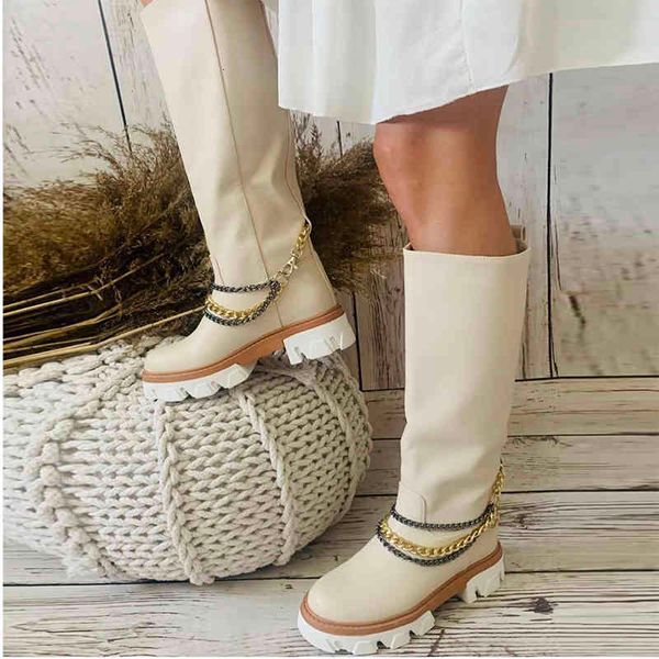 

boots [gogd] botas femininas de alta qualida, enfeites corrente para festa, confortÃ¡vel e sensuais, na altura do joelho, mais vendidos, hhbz, Black