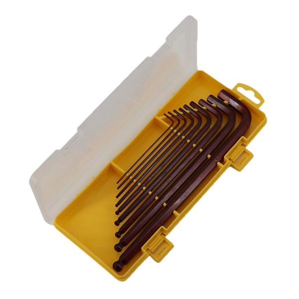 

handlebars 1set allen wrench metric inch l size key short arm tool set easy to carry in the pocket