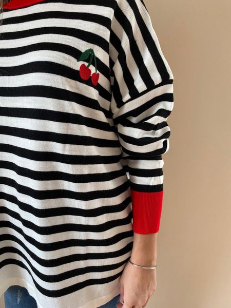 

ethnic clothing women's striped knitwear/19/women's knitwear, Red