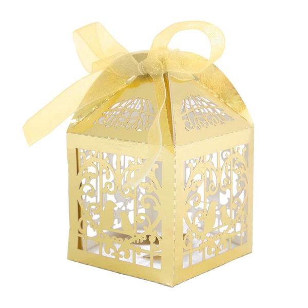 

gift wrap 50 pcs deluxe party wedding favor super cut pearl paper ribbon candy boxes box classical bird style
