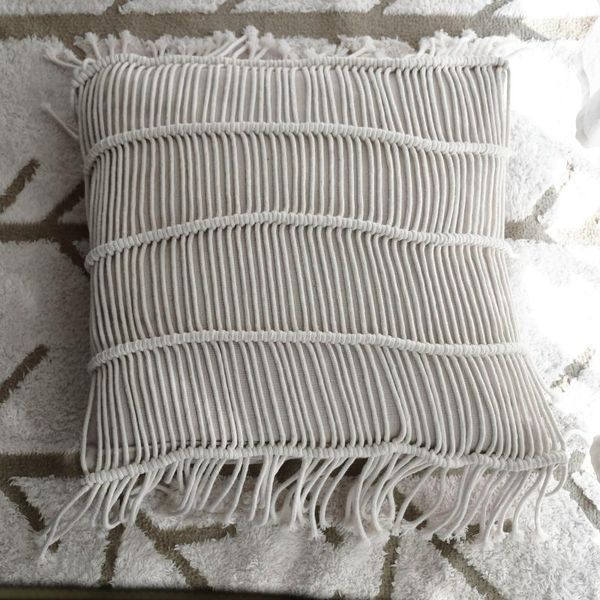 

cushion/decorative pillow arrival macrame handmade cushion cover pillowcase