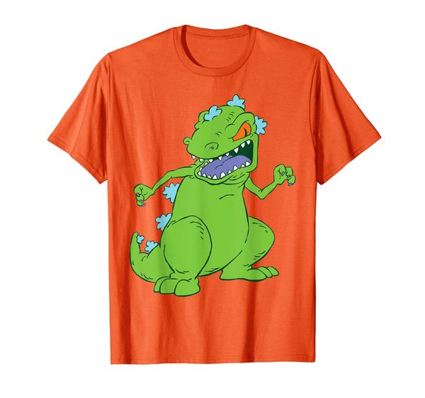 

nickelodeon classic rugrats reptar roar t-shirt, White;black