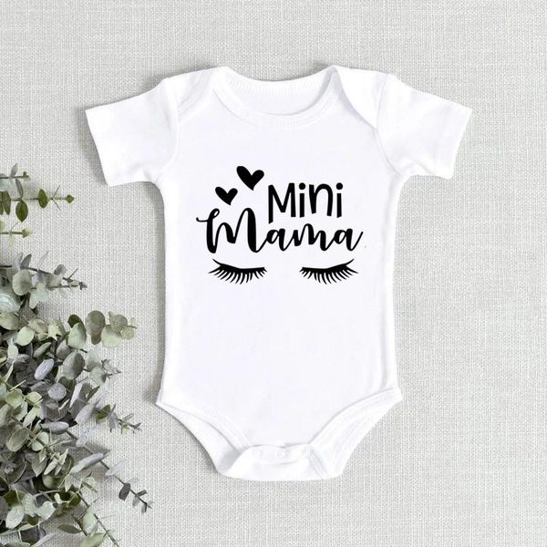 

rompers funny mini mama bron baby bodysuits cotton summer body boys girls outfits infant clothes, Blue