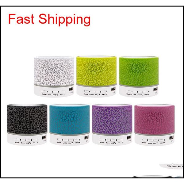

led mini portable wireless speakers crack bluetooth speaker with mic tf c fm portable speaker usb mp3 subwoofer for phone computer 81g rhylp