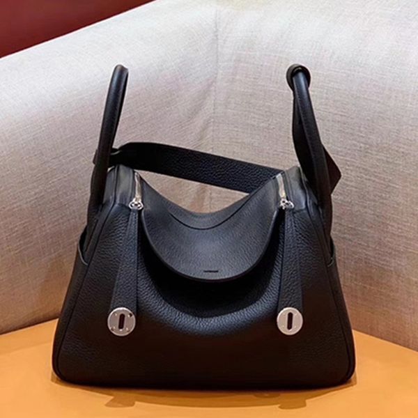 

design handbag 2021 spring and summer new bag fashion trend one shoulder slant cross portable litchi grain cow leather large capacity bag f7