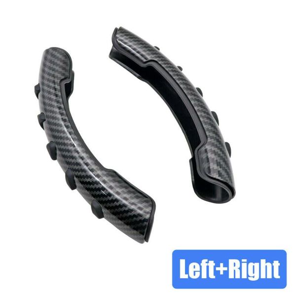 

steering wheel covers 2pcs cover carbon fiber style easy to install practical use