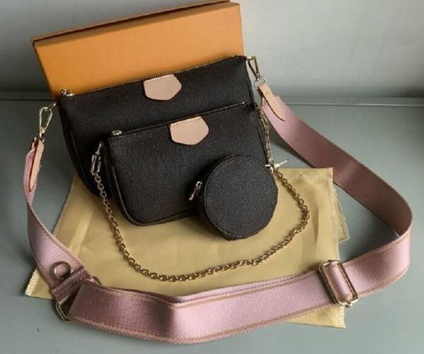 

luxurys designers bags favorite handbags multipochette accessoires purses flower pochette 3pcs crossbody bag shoulderbags purse