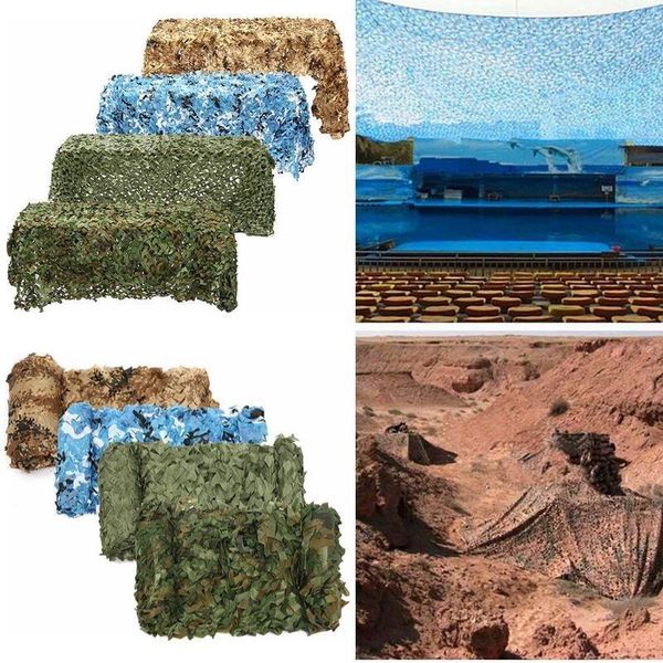 

4 colors 2m x 4m camouflage net army netting sports tent woodlands leaves camo cover for outdoor hunting camping car