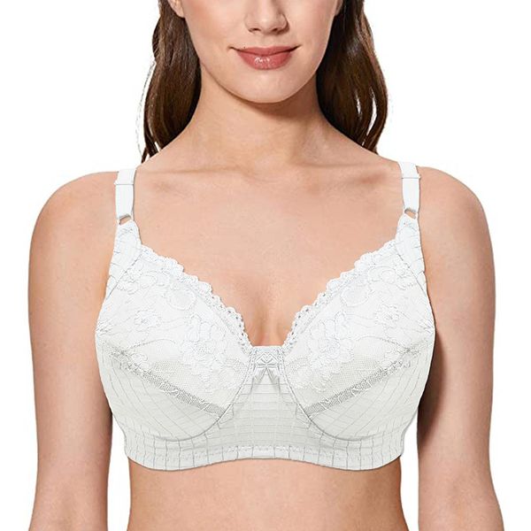 

plus ees beha for women big size full coverage white dunne bras 32 34 36 38 40 42 44 46 d e f cup, Red;black