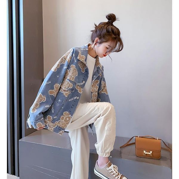 

women's jackets coat jeans female spring, small fragrance spring 5w9o, Black;brown