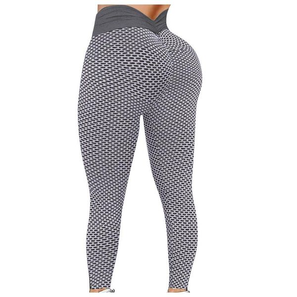 

yoga outfit workout leggings pants fitness sports high waist tight female running trousers