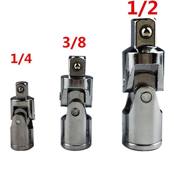 

hand tools 3pc 1/2 3/8 1/4 inch universal conversion head square sleeve steering drive swivel joint air impact socket tool