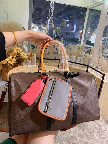 Designer-Reisetasche, Reisetasche, alte Blumen, Farbkontrast, Unisex, Damen, Herren, Reisetasche, Handtasche, Tragetaschen, Tragetasche, echtes Leder