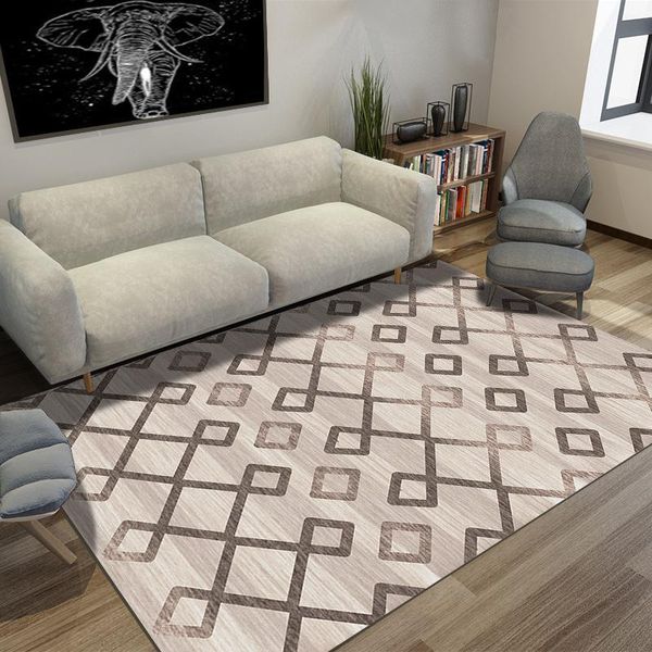 

carpets ins modern japanese-style wood floor rug for living room non-slip antifouling carpet bedroom parlor factory supply