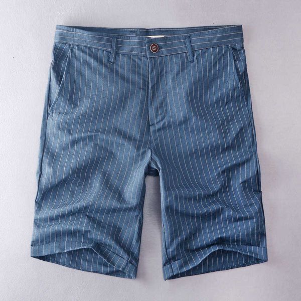 

men's shorts 30-38 tamanho vero marca cales de linho e algodo para casual listrado curtos da moda listra dos homens uqvq, White;black