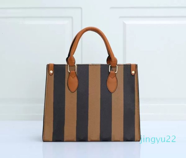 

2022 large capacity bag book totes fashion sac femme leather shoulder bag womens handbag duplex print handle lady shopping bags