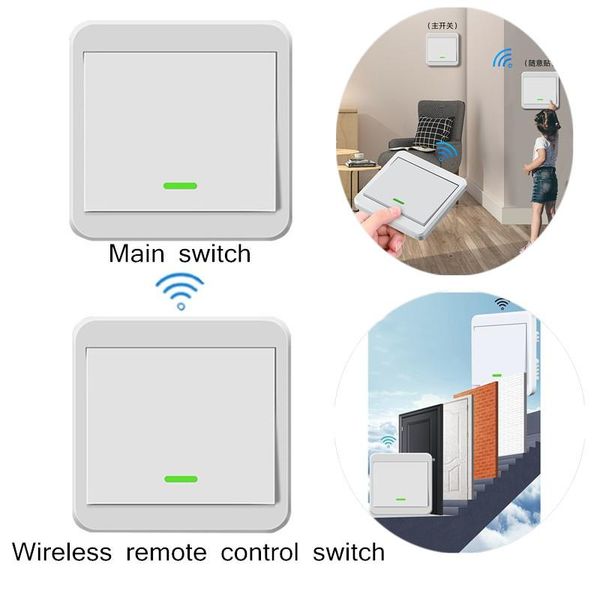 

smart switch,433mhz wireless rf remote control switch,86 type,on/off switch panel,with stickers position flexible for home