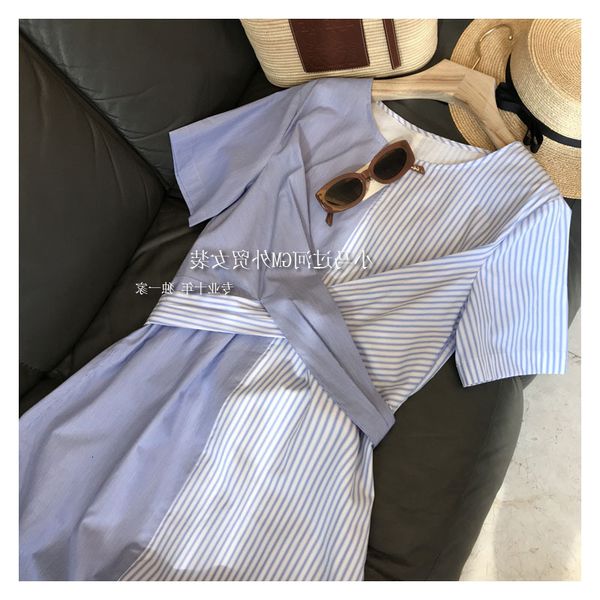 

luxury casual dresses it hs sense of dign. refrhg. a slim drs with cross strip summer. it's for children in 2021, Black;gray