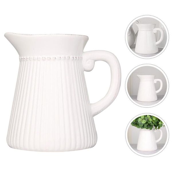 

vases 1pc decorative ceramic flower container household arrangement vase white