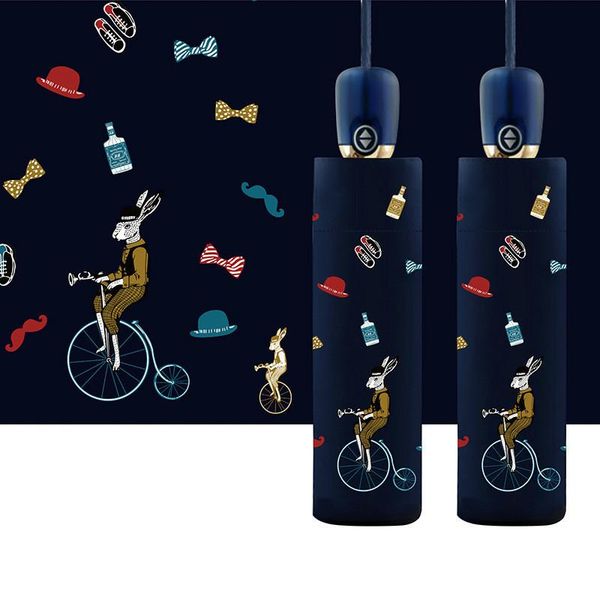 

umbrellas like rain cartoon automatic sunscreen defence ultraviolet rays fold umbrella women parasol