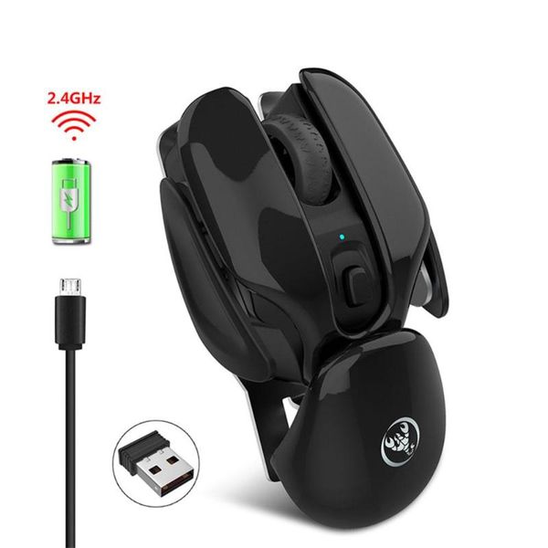 

mice silent click gaming house 2.4g wireless usb rechargeable computer mouse 1600dpi adjustable ergonomic design comfort and fit