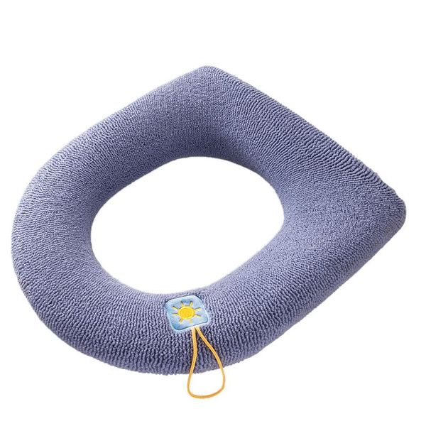 

toilet seat covers 2pcs/pack cushion cozy for elderly universal cover washable with hanging loop pad soft warm home bathroom luxury