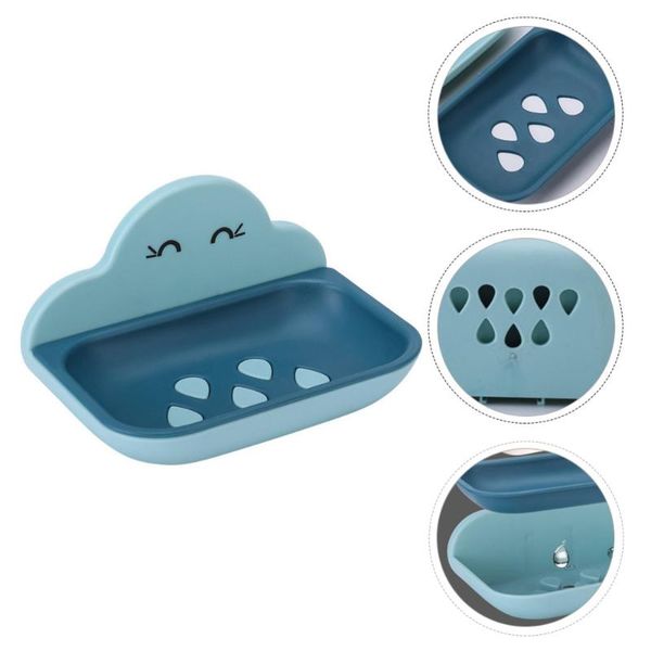 

soap dishes 3 pcs practical boxes creative storage rack punch-holder