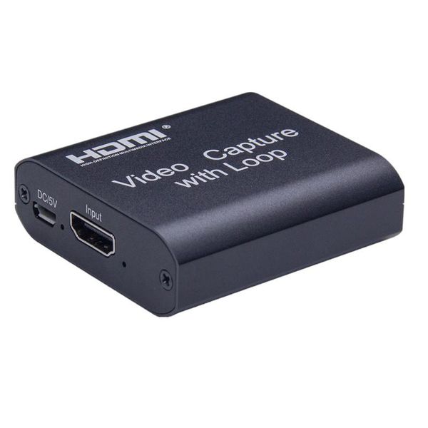 

audio cables & connectors hd 1080p 4k video capture card to usb 2.0 board game record live streaming broadcast local loop out