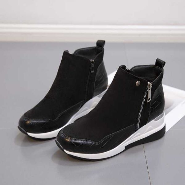 

short boots women's 2021 winter large size shoes casual sports