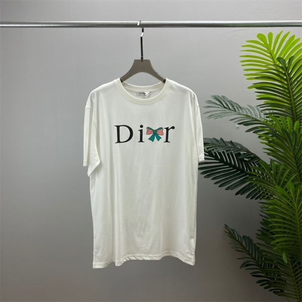 

warehouse clothing letter t-shirt bow short sleeve printed white early spring bow short sleeve t-shirt female sale online_tx04, White;black