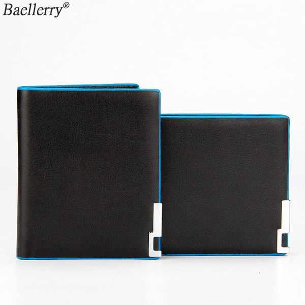 

wallets baellerry men wallet thin men's leather soft famous clutch money bag small pocket, Red;black