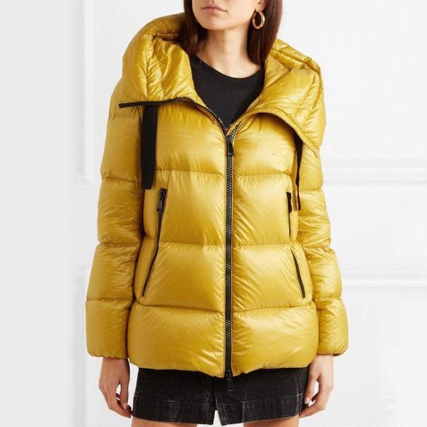 

68 women winter jacket fashion women down jacket yellow pink down parkas coats winter casual outdoor parkas womens warm outwear, Black