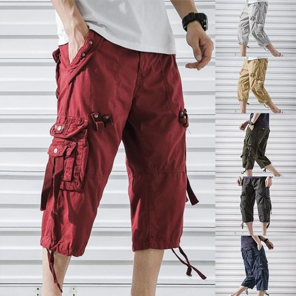 

men's shorts men pants casaul sport cargo outdoor jogger, White;black