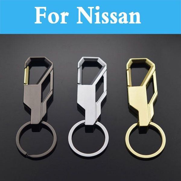 

keychains 2021 zinc alloy metal car keychain key chain ring keyring for nissan 350z 370z ad almera classic altima armada avenir juke nismo, Silver