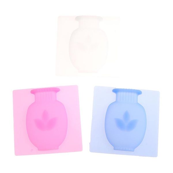 

vases silicone sticky vase easy removable wall and fridge magic flower plant diy home decoration accessories