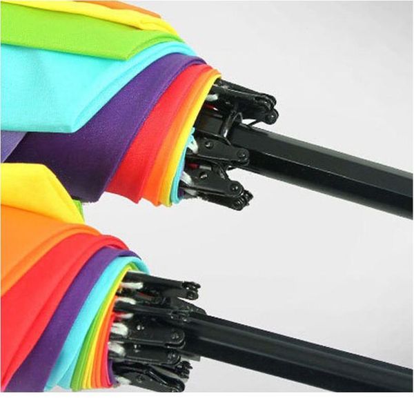 

children umbrella colorful parasol rainbow folding children's umbrellas kids rain protection guarda chuva paraguas p qyltel