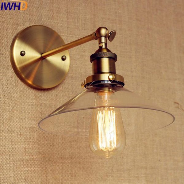 

white glass retro wall lights fixtures wandlampen rustic style loft industrial wall sconce vintage edison appliques pared