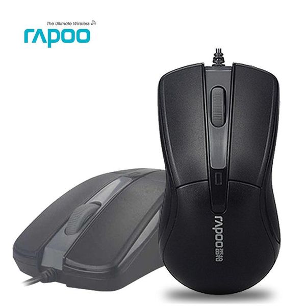 

rapoo n1162 wired gaming offfice optical mouse with 1000dpi for pc computer laptop