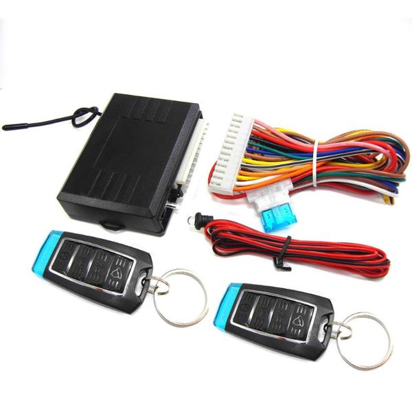 

alarm & security universal car central locking kit auto keyless entry system two remote controller vehicle door lock set