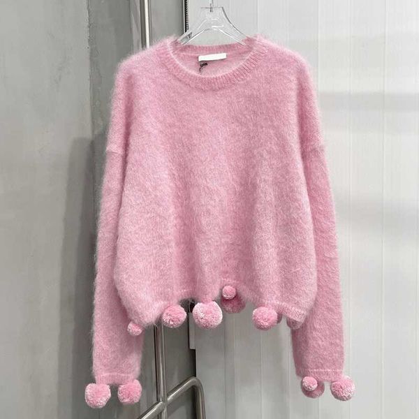 

women's sweaters autumn winter loose all-match pink sweater soft sweet knitted ladies pullover long sleeve korean fashion clothing, White;black