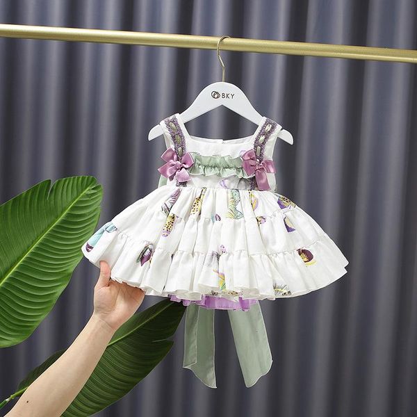 

girl's dresses summer kids girls lolita dress +pp pants, Red;yellow