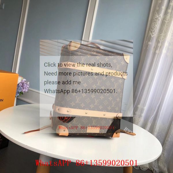 

m44752 m40107 (f93b) men fashion backpacks business bags tote messenger bags softsided luggage rolling bag aa