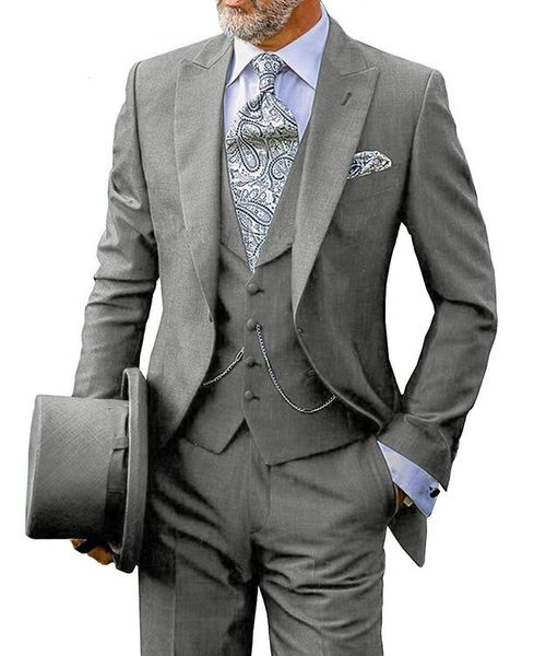 

men's suits & blazers purple men's evening jacket, 3-piece suit, , gray, wedding, ball and (jacket + vest pants), White;black