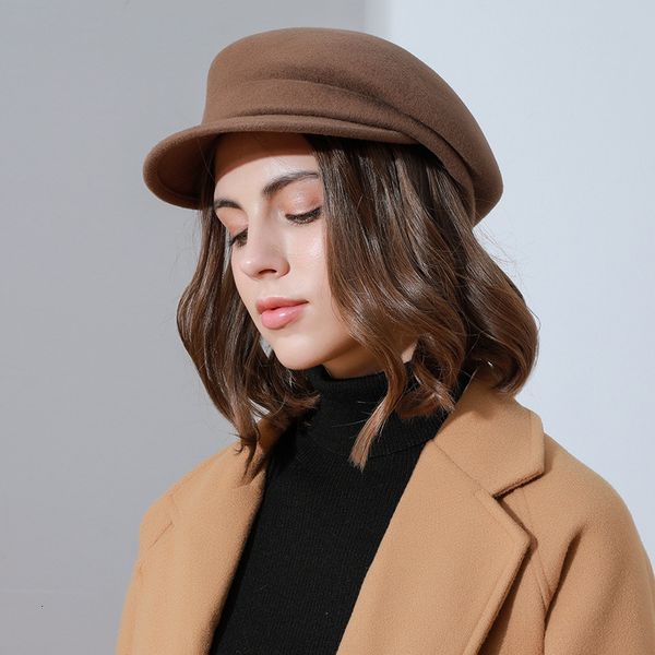 

hats capsins style ca4 same pure wool naked navy autumn winter duck tongue women's, Blue;gray